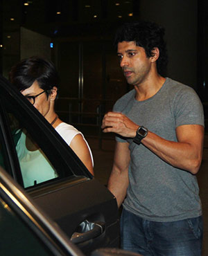 Farhan and Adhuna Akhtar