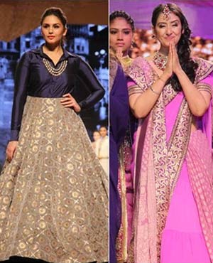 Stars Walk The Ramp At Manish Malhotra Show