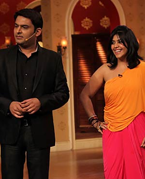 Kapil Sharma with Ekta Kapoor