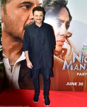 Anil Kapoor looking youthful as he poses for the press 