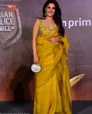 Isha Talwar is sunflower in her yellow saree 