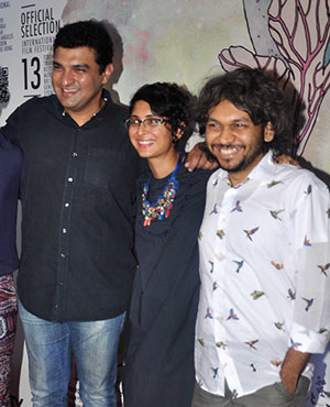 Siddharth Roy Kapur, Kiran Rao and Anand Gandhi
