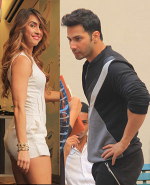 Varun Dhawan, Lauren Gottlieb Shoot Together