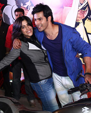 Varun Ekta promotes Main Tera Hero