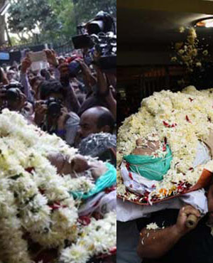 Veteran Actor Om Puri's Funeral