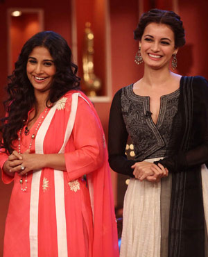 Vidya Balan and Dia Mirza Promote Bobby Jasoos on Comedy Nights With Kapil