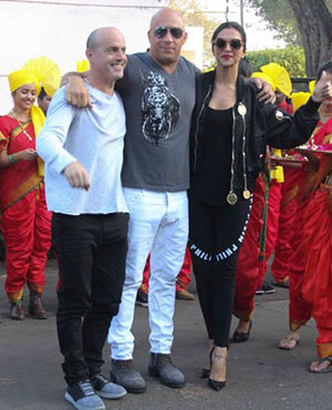 Vin Diesel Welcomed In India With Fanfare