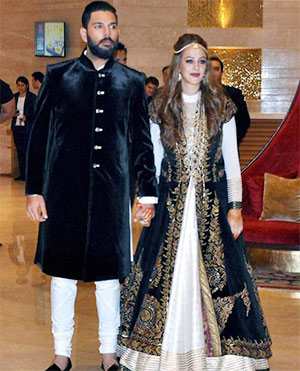 Yuvraj Singh Hazel Keech Haldi Ceremony