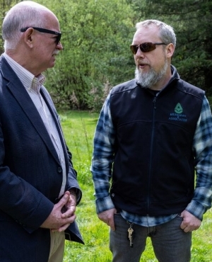 MLA Garry Beggs attends to guests 