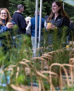 People mingling at the event 