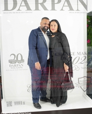 Raj Hundal of PICS with his wife 