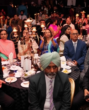 Community members enjoy the awards ceremony 