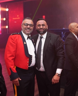 RCMP Chief Superintendent Shawn Gill along with President of Western Community College Gurpal Dhaliwal 