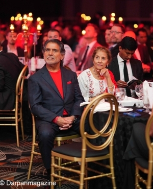 Charan Sethi of Tien Sher Group of Companies watches with pride 