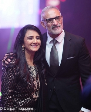 Mona Hundal gets clicked alongside International Sensation Tim Singh Grover 