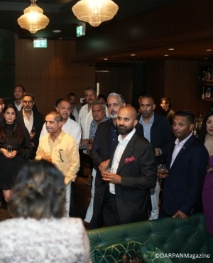 The Dalmore's National Single Malt Specialist Emma Coady at the formal whisky tasting session.