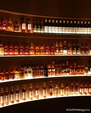 Whisky tasting station featuring The Dalmore Vintage Collection and Luminary No.2