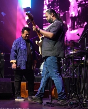 Adnan Sami is fully into his performance 