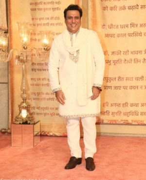  Govinda is all smiles at the reception 