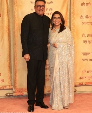  Boman Irani and Zenobia Irani are a dynamic duo at the reception 