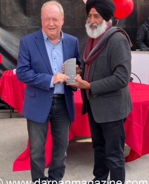  Baldev Bath with City of Surrey Mayor Doug McCallum   