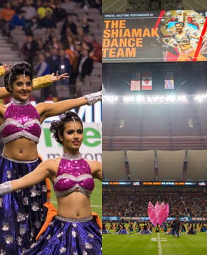 Bollywood Time At BC Lions Half Time