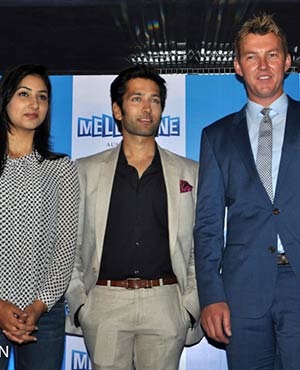Brett Lee promotes Melbourne in India