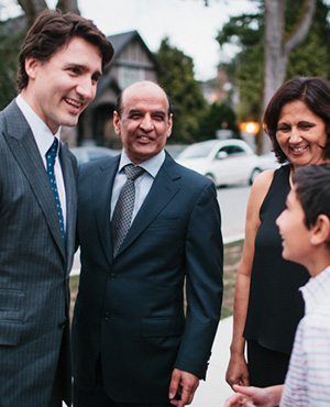 Daljit Thind hosts Justin Trudeau for Private Dinner