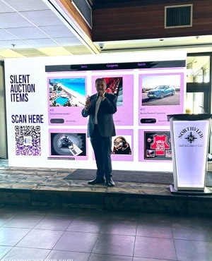 MC is super excited about the event 