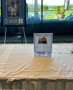 More Paraphernalia on display for the auction 