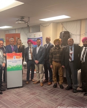 Consulate General with reps from various media outlets