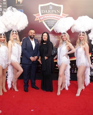 Raj Hundal of PICS with his wife 