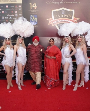 Dr.Pargat Singh Bhurji and his wife 