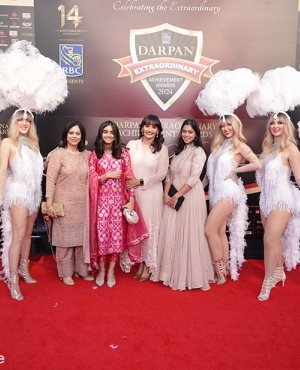 Lawyer Sonia Virk alongside friends 