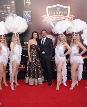 Dr.Randeep Gill and his wife Simar 