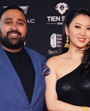 Gulzar Nanda of Hi-Class Jewellers and his fiancé