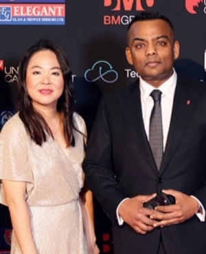 Kshitij Bhupendra of Scotiabank and his team