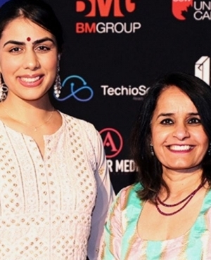  Minister of Education, Rachna Singh and guest Sarina Grewal 