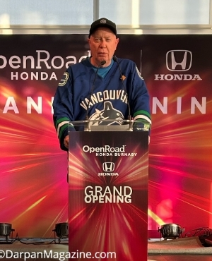 Mike Hurley, Mayor of Burnaby shares his excitement on the opening 