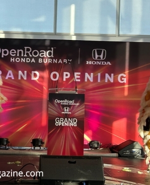 The lion dance at the new location of Honda Burnaby 