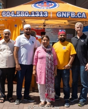MLA Jinny Sims at  Guru Nanak Food Bank's 3 Mega Food Drive 