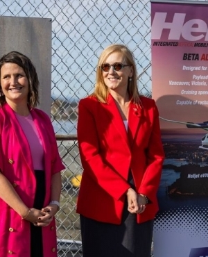  MLA Grace Lore  and Minister of Jobs and Economic Development Brenda Bailey attend the event 