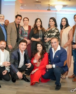 Group photo of some of the community members with Kamal Sharma 