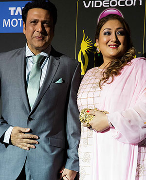 Govinda with Wife