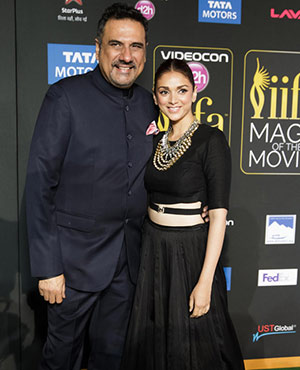 Boman Irani with Aditi Roy Hydari