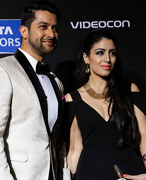 Aftab Shivdasani with Nin Dosanjh