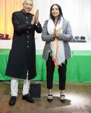 Kamal Sharma with Attorney General Nikki Sharma 