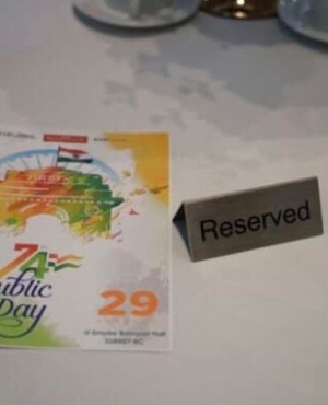 Republic Day program pamphlet 