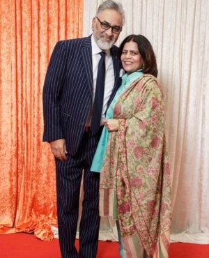 Desjardins Perminder Chouhan with wife Deep Chouhan 