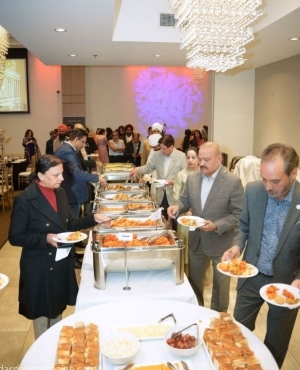 Delicious Indian dishes and desserts served 